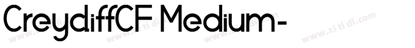 CreycliffCF Medium字体转换